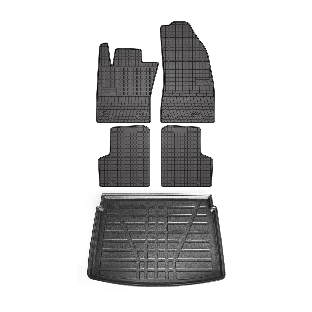 Jeep Renegade Floor-Trunk Mats - Omac - El-Toro & YPS - Black - 2015-2023